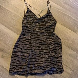 Backless mini dress